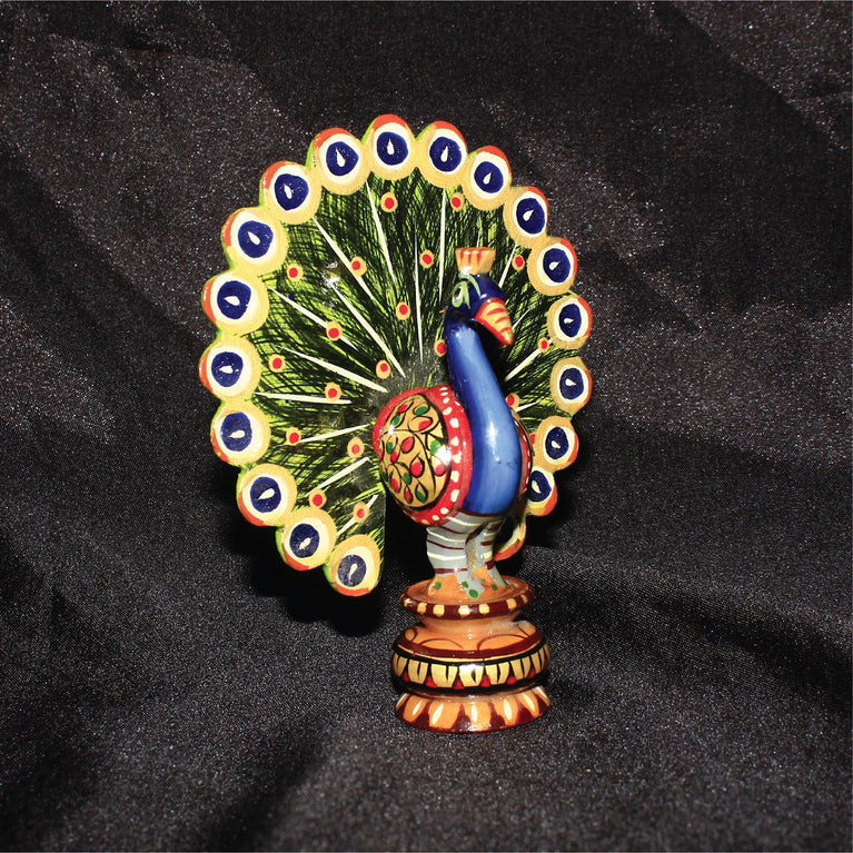 Rangkala National Handloom Wooden Dancing Peacock Show Piece