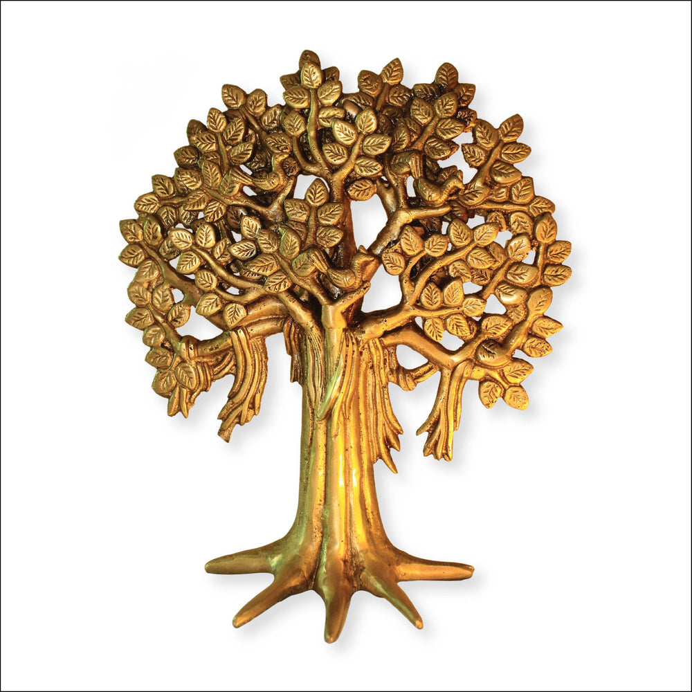 Brass Kalpvriksha Tree of Life for Table & Wall Hanging Tree Home Decoration Item