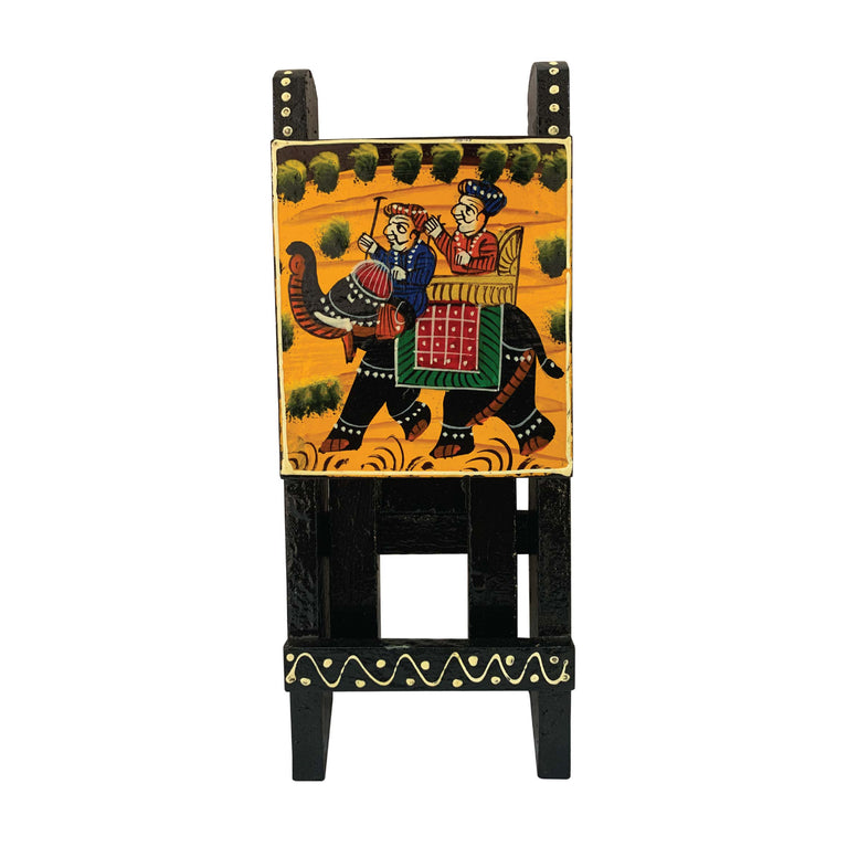 Rangkala Mobile Stand Show Piece Rajasthani Painting Decorative Showpiece