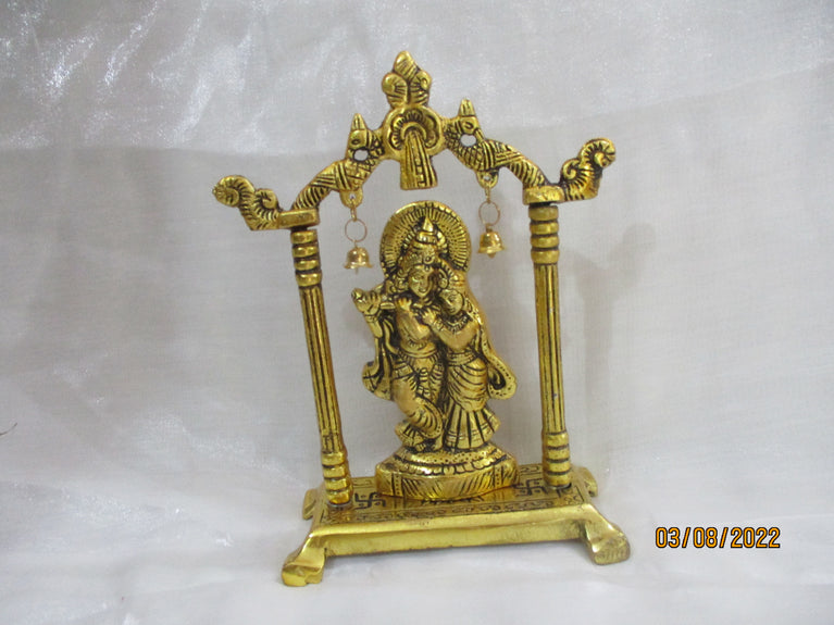 Rangkala Brass Radha krishna Showpiece