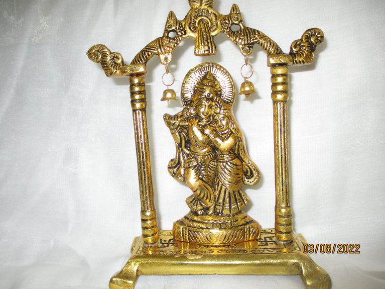 Rangkala Brass Radha krishna Showpiece