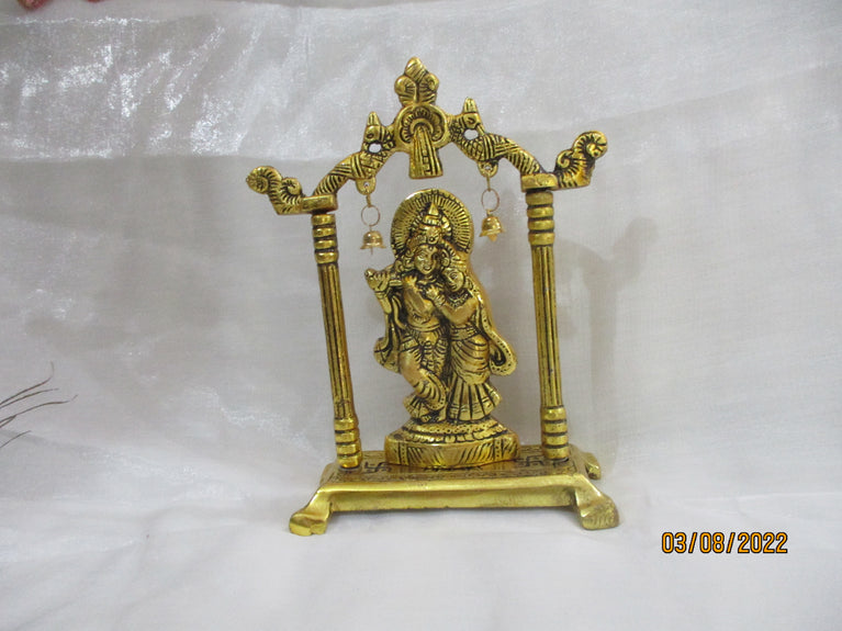 Rangkala Brass Radha krishna Showpiece